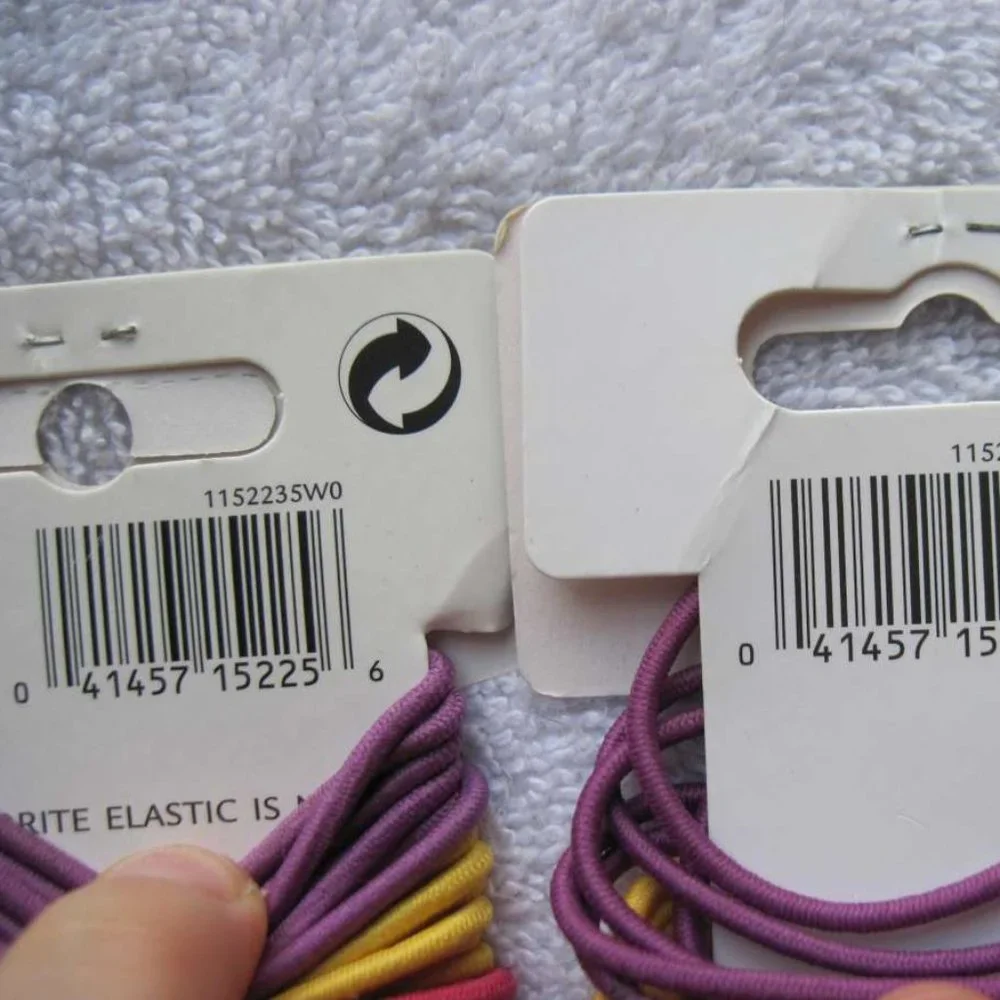 36 Goody Ouchless Citrus Twist Color Thin No Metal Elastic Hair Bands Ponytailer